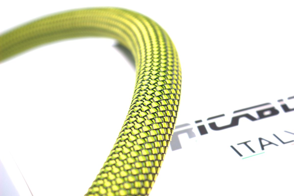 Custom YB20 Yellow/Black - braid for cable 16-22 mm stretch sheathing