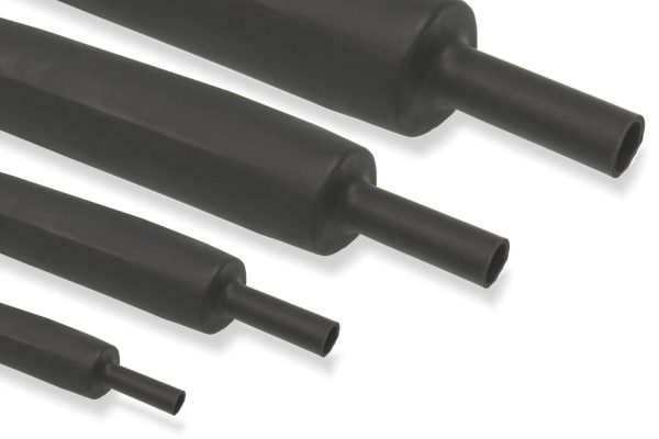 Custom B328 - 28 mm Diameter with 3:1 Shrinkage - Black Heat Shrink Tubing